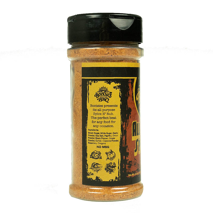 All Purpose Spice N Rub Seasoning Bootsies Delta Funk BBQ 8.4 Ounces No MSG