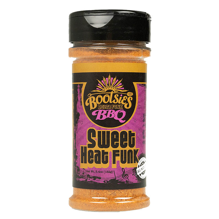 Bootsies Delta Funk BBQ Sweet Heat Funk Seasoning No MSG Pork & Poultry 8.4 Oz