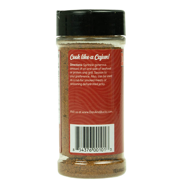 Dan & Buck's Cajun Blackened Seasoning Zesty Salt Paprika Garlic Onion Rub 5 oz