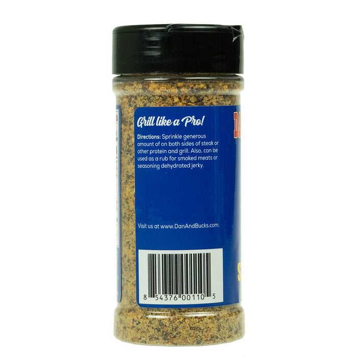 Dan & Buck's Prime Steak Butter Seasoning Dry Rub Beef W/ Garlic & Herbs 6 oz