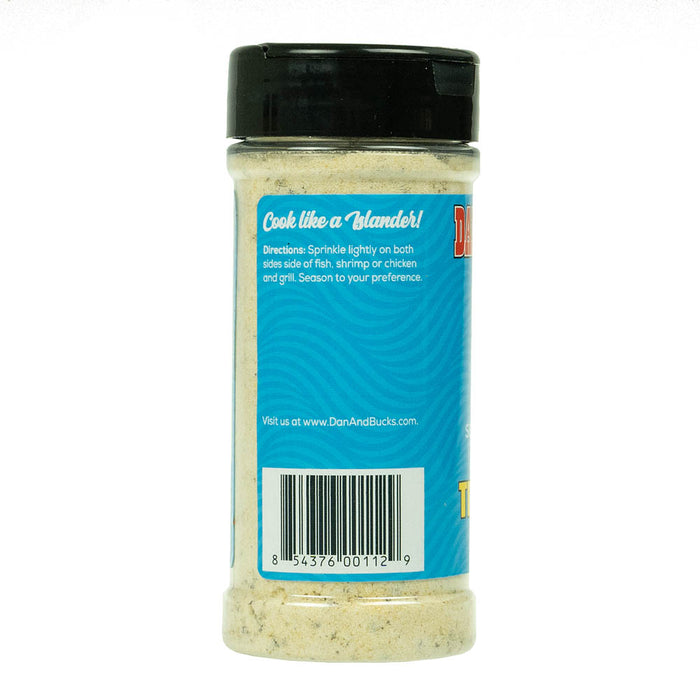 Dan & Buck's Tequila Lime Seasoning Seafood & Chicken Rub Garlic Onion Salt 6 oz