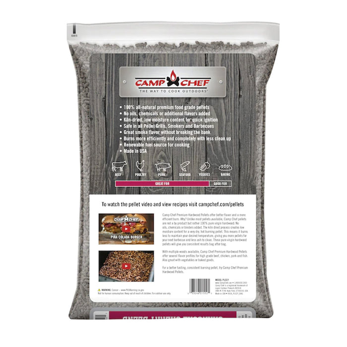 Camp Chef Charwood Charcoal Cherry Blend Pellets 20 Lb Bag All Natural PLCCY