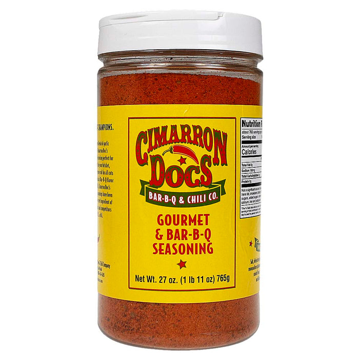 Cimarron Docs Gourmet & BBQ Seasoning All Purpose 27 Oz XL Shaker Bottle CDG27