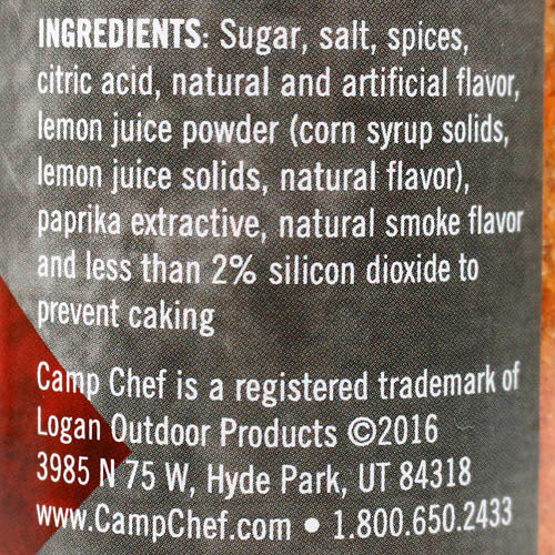 Camp Chef 8 oz Mango Chipotle Rub Seasoning Sweet & Spicy Gluten MSG Free CS8MC