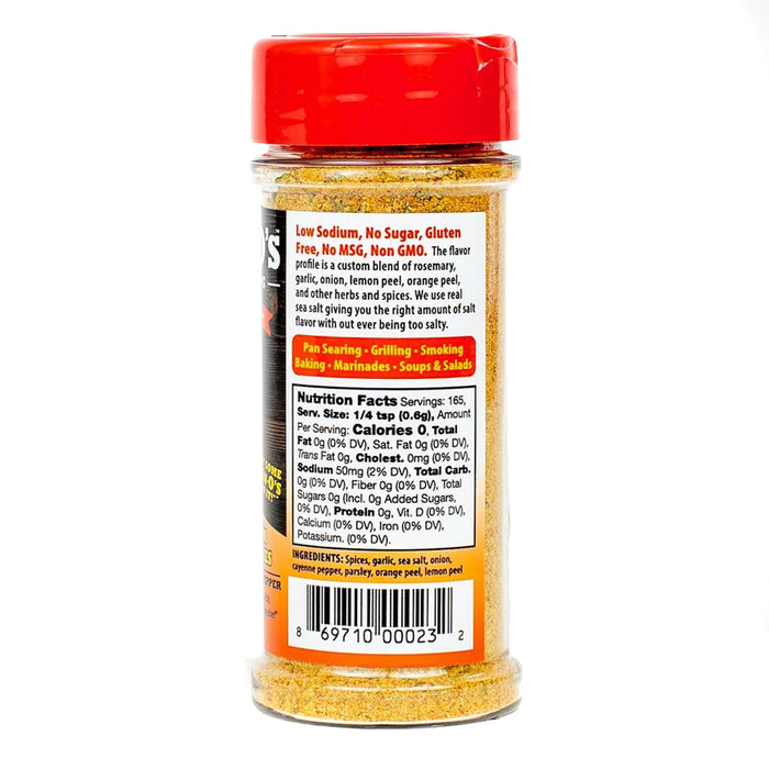 Dan-O's Spicy Original Low Sodium Seasoning 3.5 Oz Bottle Gluten Free — The  Big BBQ Co.