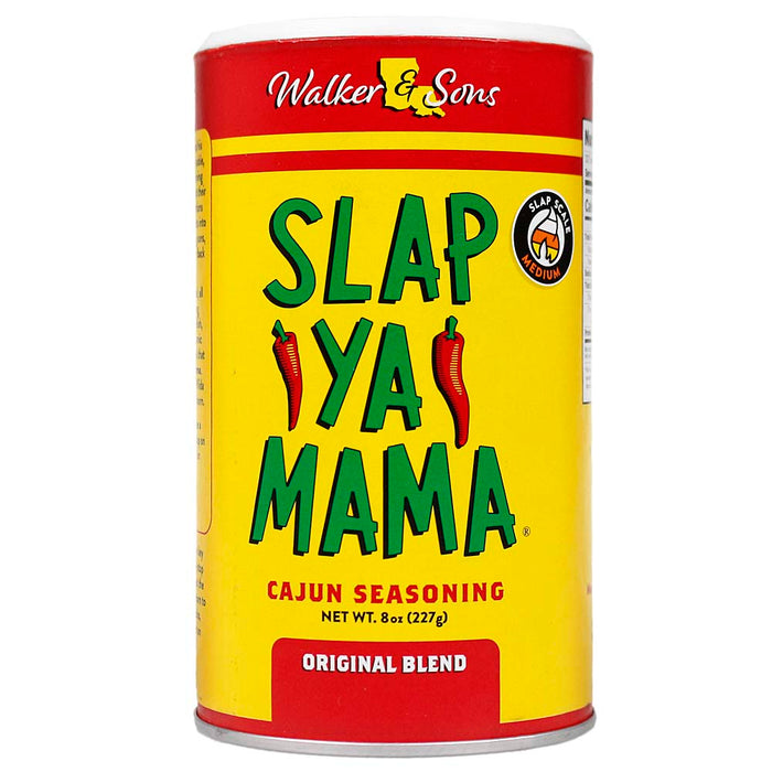 SLAP YA MAMA All Natural Cajun Seasoning from Louisiana, Spice Variety  Pack, 8 Ounce Cans, 1 Original Cajun and 1 Hot Cajun Blend Original & Hot  Blend