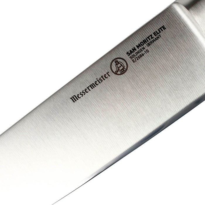 Messermeister San Moritz Elite 10" Chef's Knife Versatile Stainless Steel  Black