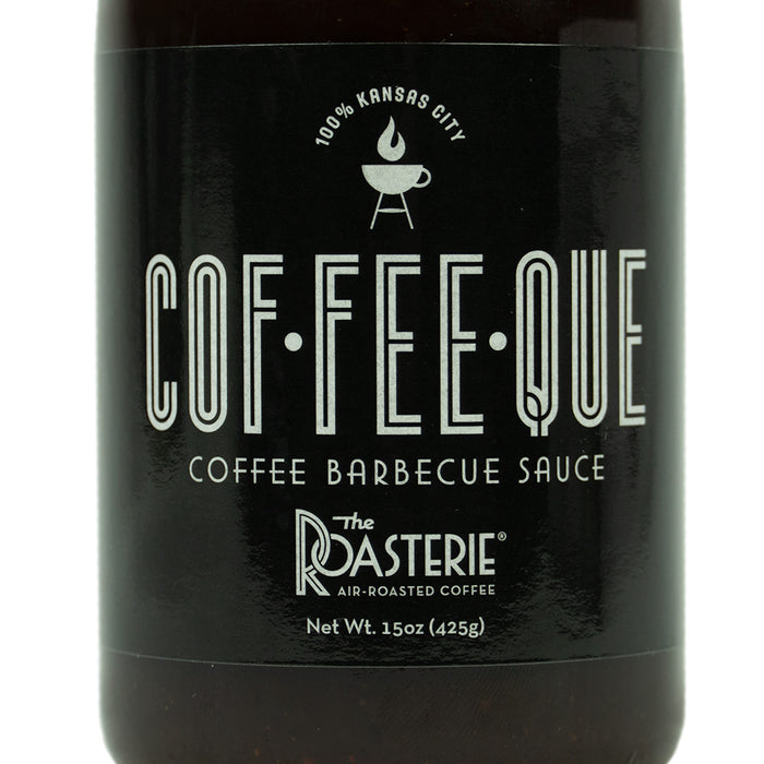 Roasterie Coffee-Que BBQ Sauce 15oz Bottle All-Natural And Gluten-Free Sauce