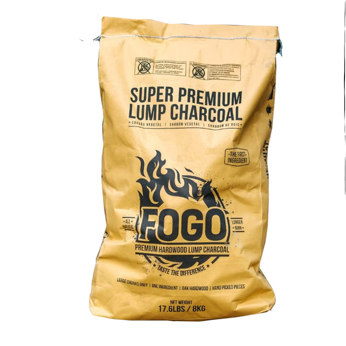 FOGO Super Premium Lump Charcoal 17.6 lb Bag All Natural Hardwood FG-CH-FP-17