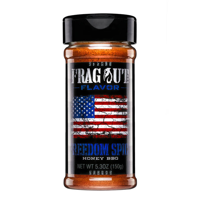 Frag Out Flavor Freedom Spice Honey BBQ Seasoning 5.3 Oz Bottle