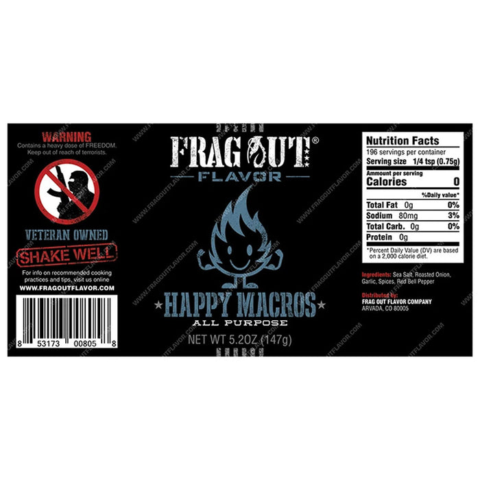 Frag Out Flavor Battle Buddy All Purpose Seasoning 5.2 oz Bottle