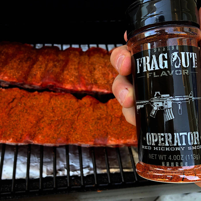 Frag Out Flavor Operator Red Hickory Smoke Seasoning 5.9 oz Bottle