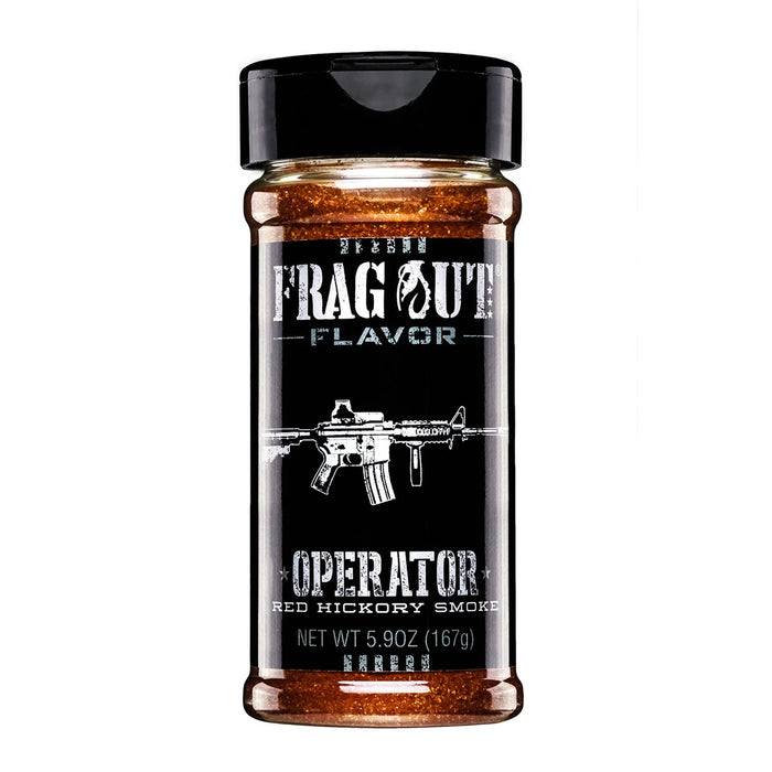 Frag Out Flavor Operator Red Hickory Smoke Seasoning 5.9 oz Bottle