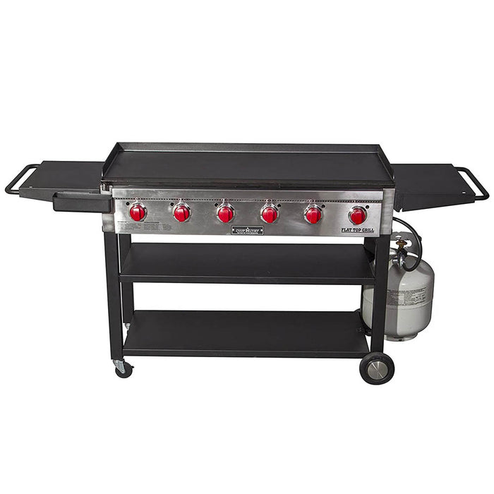 Camp Chef Flat Top Grill and Griddle 6 Burners 877" Cooking Capacity FTG900