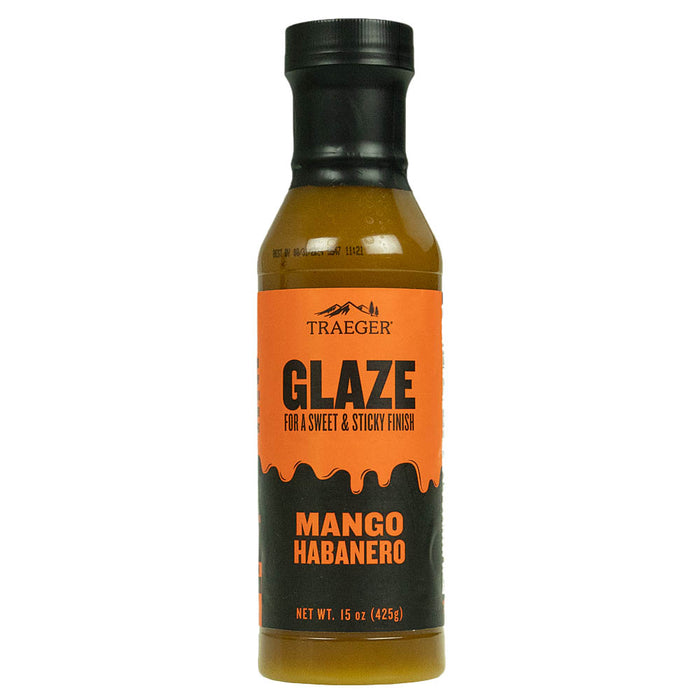 Traeger Mango & Habanero Glaze Spicy & Sweet Finishing Sauce 15oz Container