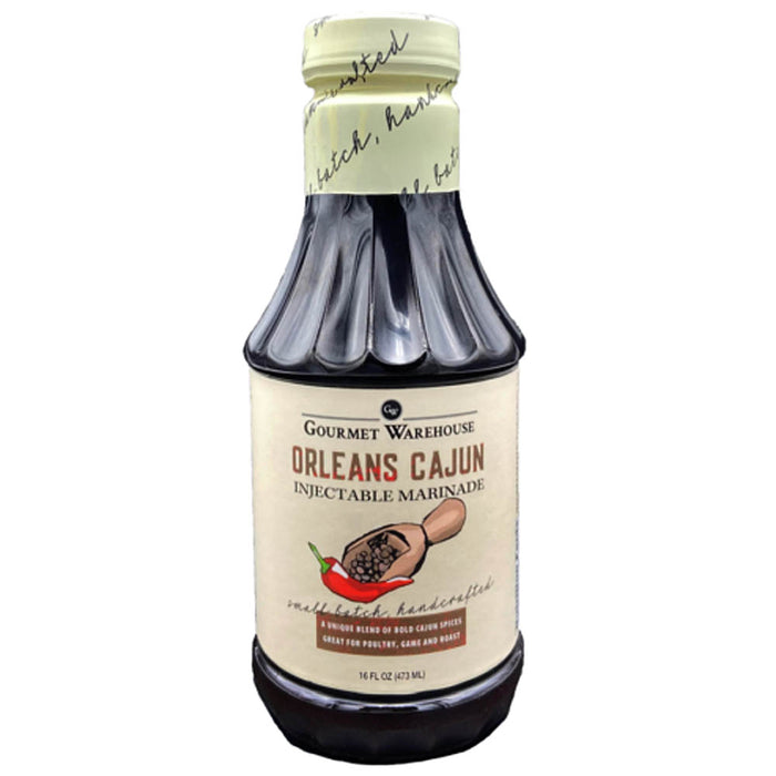 Gourmet Warehouse Orleans Cajun Injectable Marinade 16 Oz Bottle GW-OC-ING