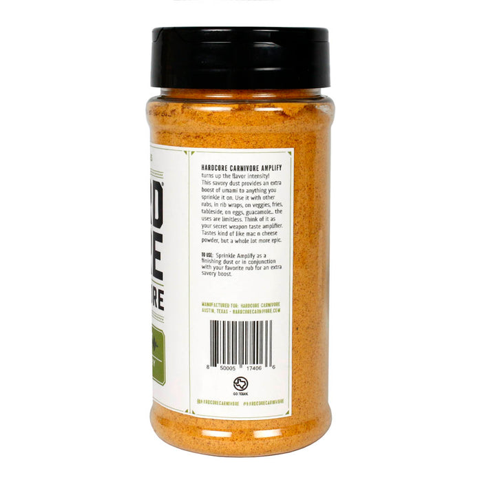 Hardcore Carnivore Amplify Finishing Flavor Dust Seasoning MSG Free 10.5 oz