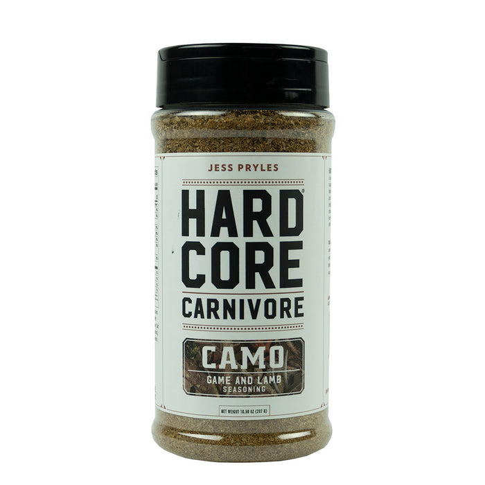 Hardcore Carnivore Camo Seasoning 10.5 oz Game and Lamb BBQ Rub