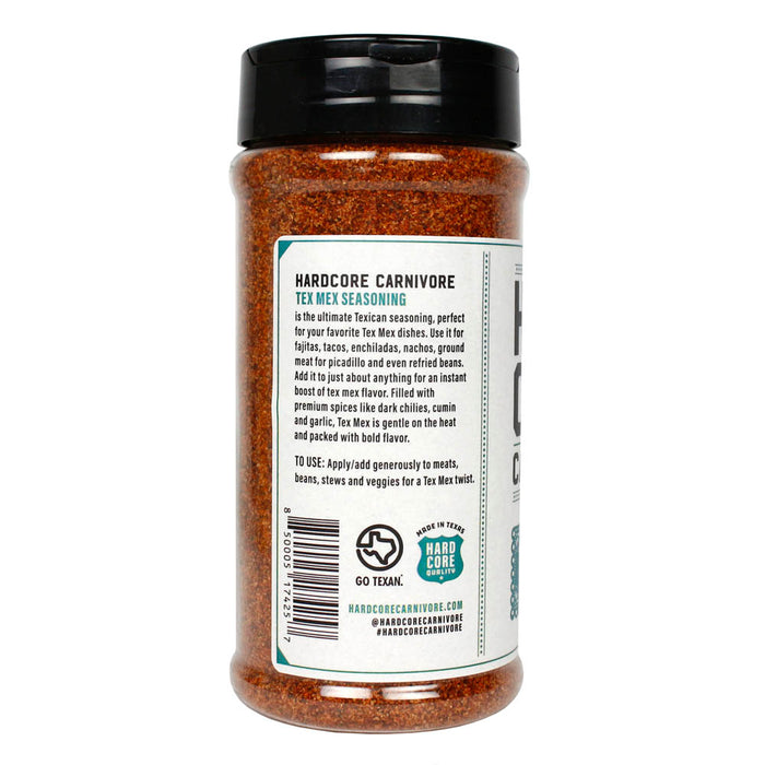 Hardcore Carnivore Tex Mex Taco & Fajita Seasoning No-MSG Gluten Free 10.75oz