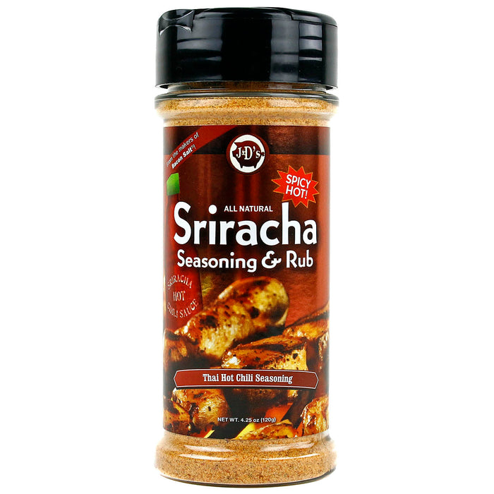 J&D's Sriracha Seasoning & Rub 4.25oz All Natural Thai Hot Chili Seasoning Spice
