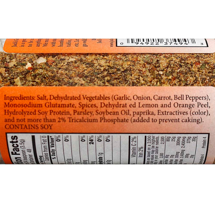 Jacks Gourmet Seasoning All Purpose Special Blend 6 Oz Bottle