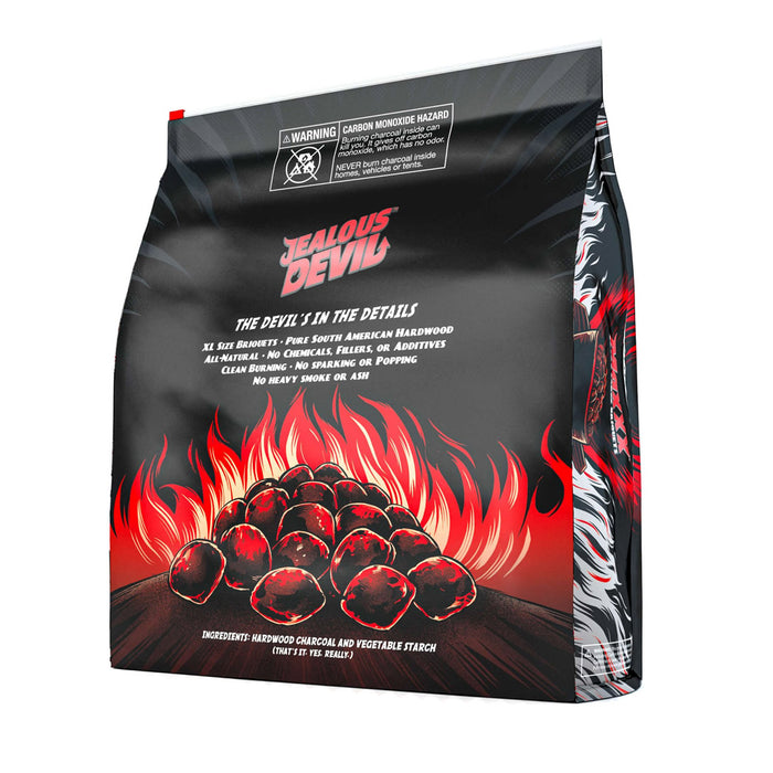 Jealous Devil All Natural Maxxx XL Pillow Briquets 10 lbs JDMAX10