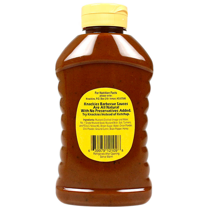 Knackies Sweet Chili Mustard Sauce 21.4 oz.  K304 Southwestern Style