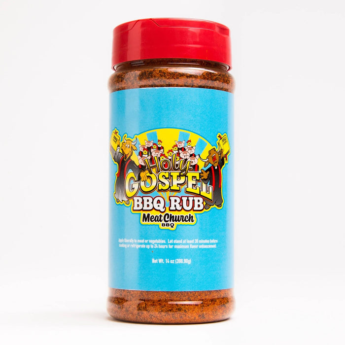 Meat Church The Holy Gospel BBQ Rub 14 oz. Bottle Gluten Free & No Msg 98806