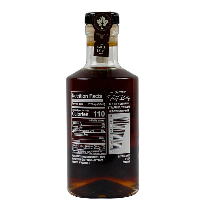 Old City Syrup Co. Bourbon Maple Syrup Made Organically Sweet Caramel Flavors