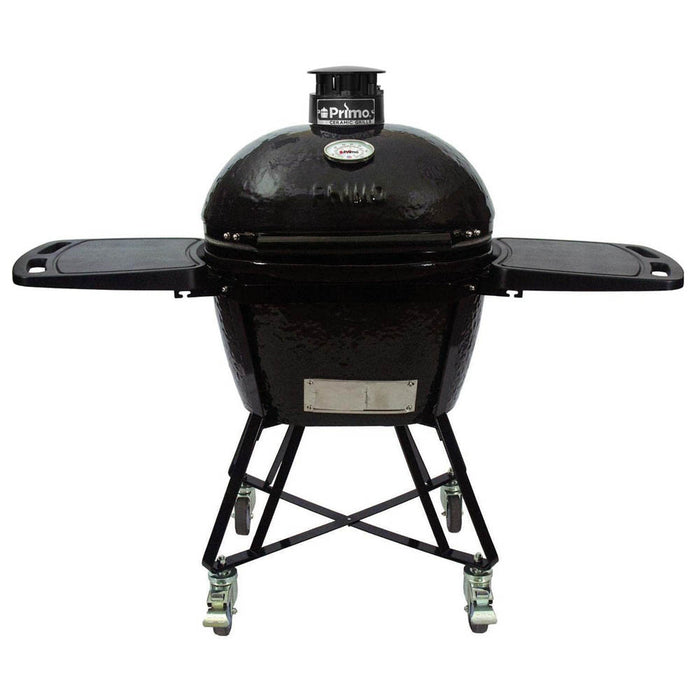 Primo Oval Junior 200 All In One Ceramic Kamado Grill Stainless Steel Grates