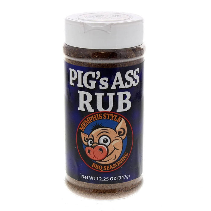 Pigs Ass Memphis Style Barbecue Seasoning Rub 12.25 Oz Bottle Award Winning