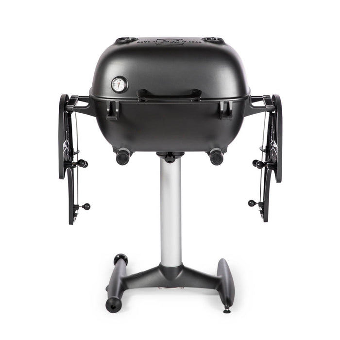 Portable Kitchens PK360 Charcoal Grill Smoker Combo Graphite PK360-BTBX-D