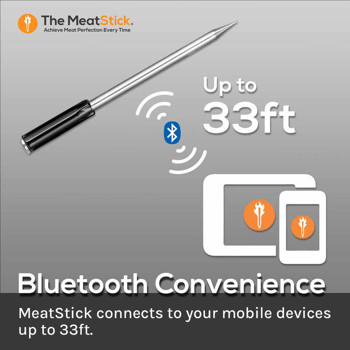 The Meatstick Smart Truly Wireless Meat Thermometer Withstands Up To 572 F PS861