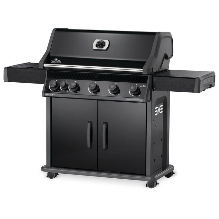 Napoleon Rogue XT 625 SIB Propane Gas Grill Infrared Side Burner 69000 BTU Black