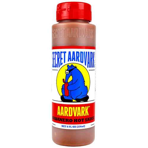 Secret Aardvark Habanero Hot Sauce 8 Oz. No Gmo Spicy Chili Flavor