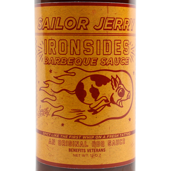 Sailor Jerry Ironside BBQ Sauce Crafted With Spiced Rum For Bold Flavor 12oz