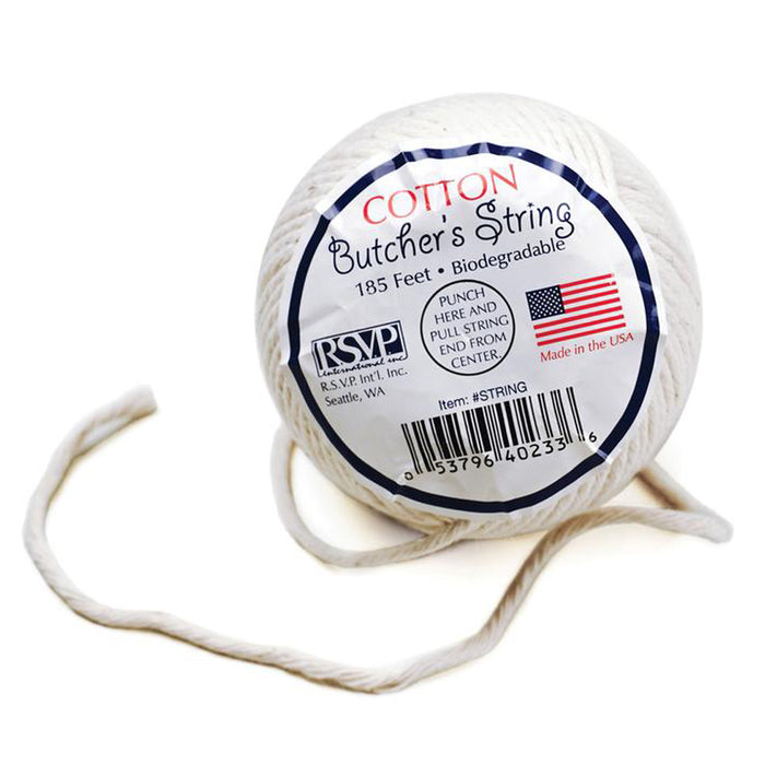 RSVP International Butchers String Cotton Food Grade Twine 185 Foot #24