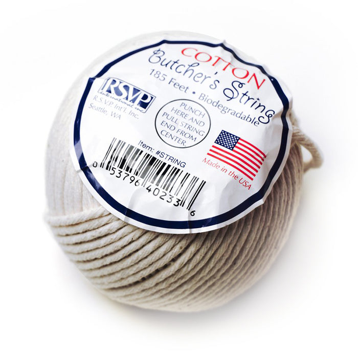 RSVP International Butchers String Cotton Food Grade Twine 185 Foot #24