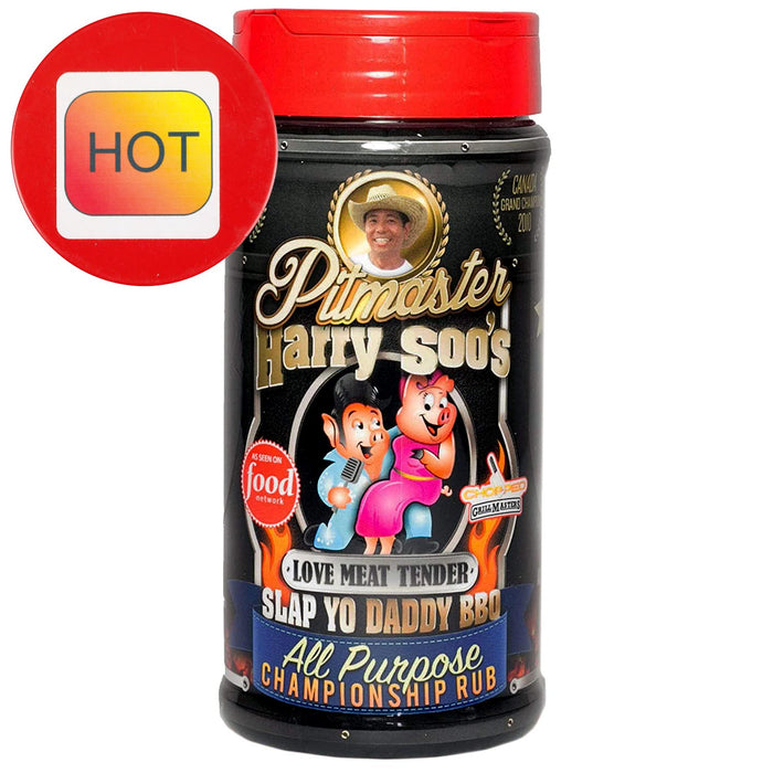 Slap Yo Daddy All Purpose Championship Rub 12 Oz Bottle — HOT Blend SYD11-H