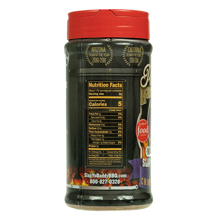 Slap Yo' Daddy SCA Competition Steak Rub Harry Soo's 12 Ounce Steak Seasoning