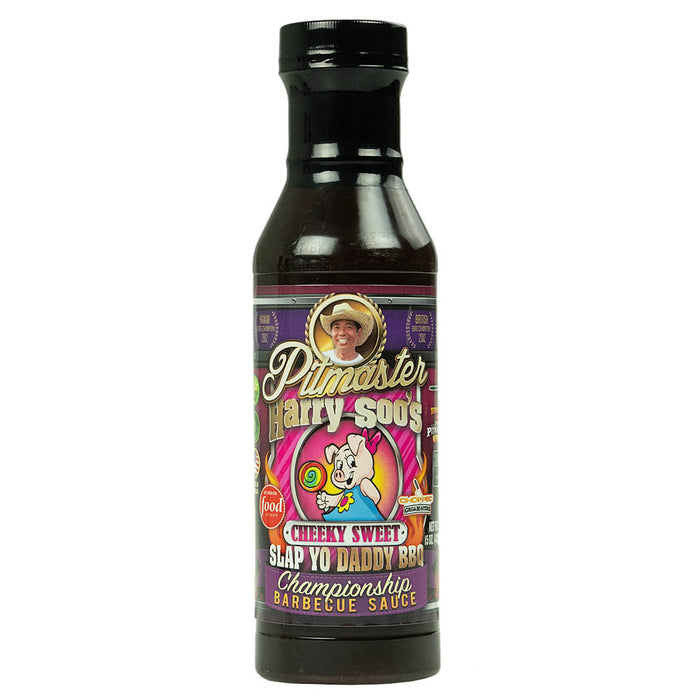 Slap Yo' Daddy Cheeky Sweet Championship BBQ Sauce Harry Soo's 15 Ounce Bottle