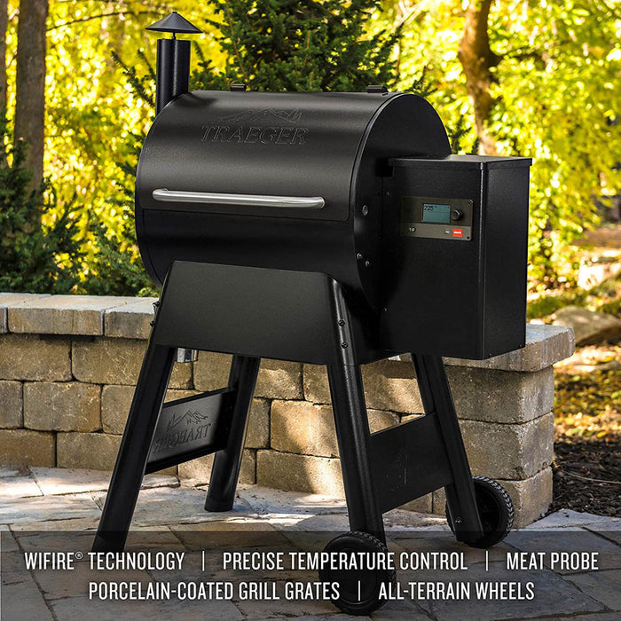 Traeger Pro Series 575 Pellet Grill Black TFB57GLE