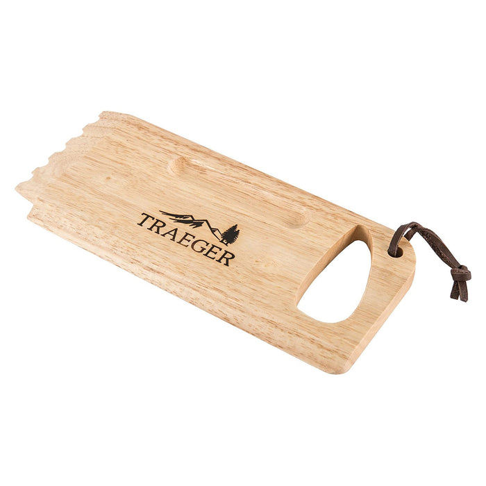 Traeger Wooden Grill Grate Scrape