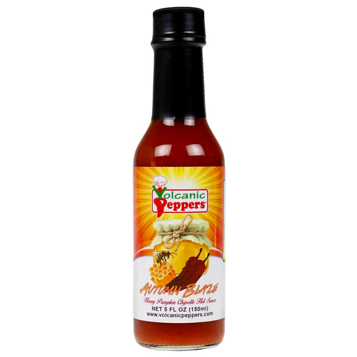 Volcanic Peppers Autumn Blaze Hot Sauce 5 Oz Sweet Mild to Medium VPABHS